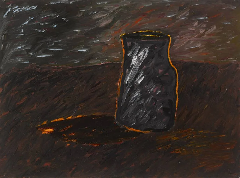 Michael Mulcahy, CONTAINER, 1988, oil on paper