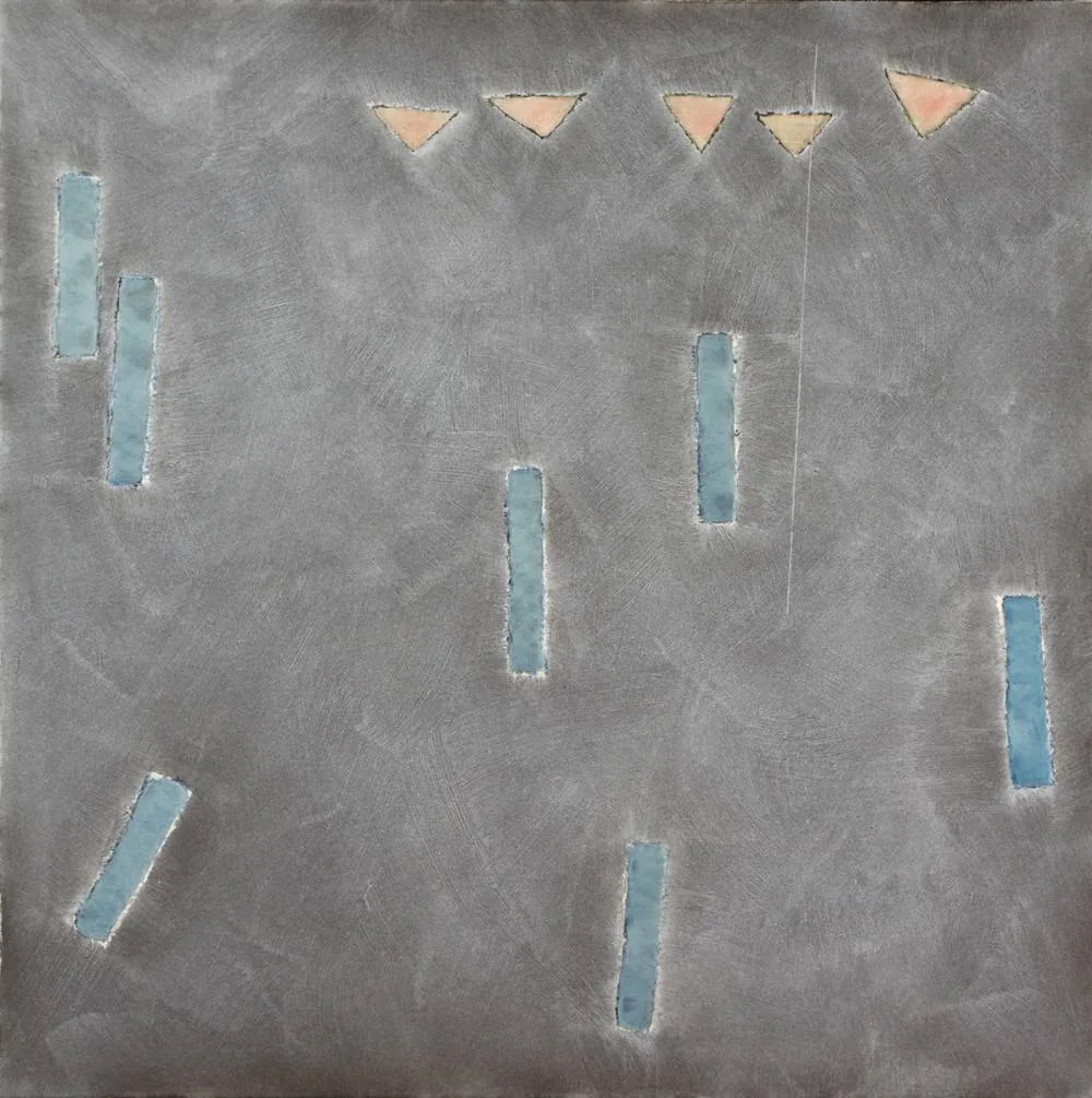 UNTITLED by Felim Egan, mixed media on canvas, offered Nov 2018