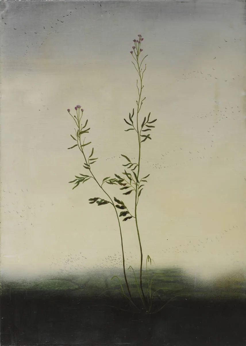 SONG by Michael Canning, 2005, oil and wax on canvas mounted on board, sold Nov 2018