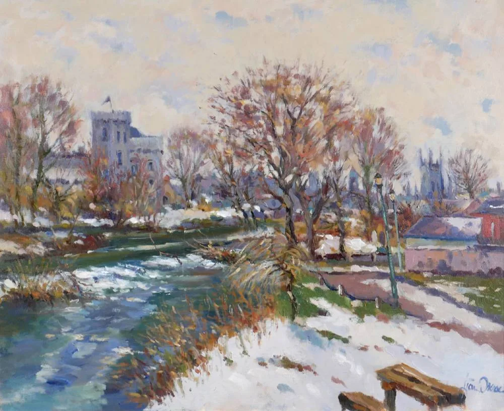 KILKENNY CASTLE by Liam Treacy, oil on canvas, sold Nov 2018