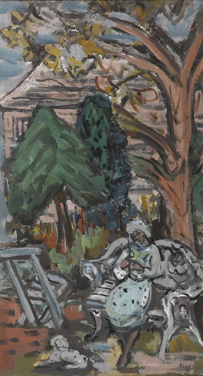 A SPRING DAY by Evie Hone, gouache, sold Oct 2018