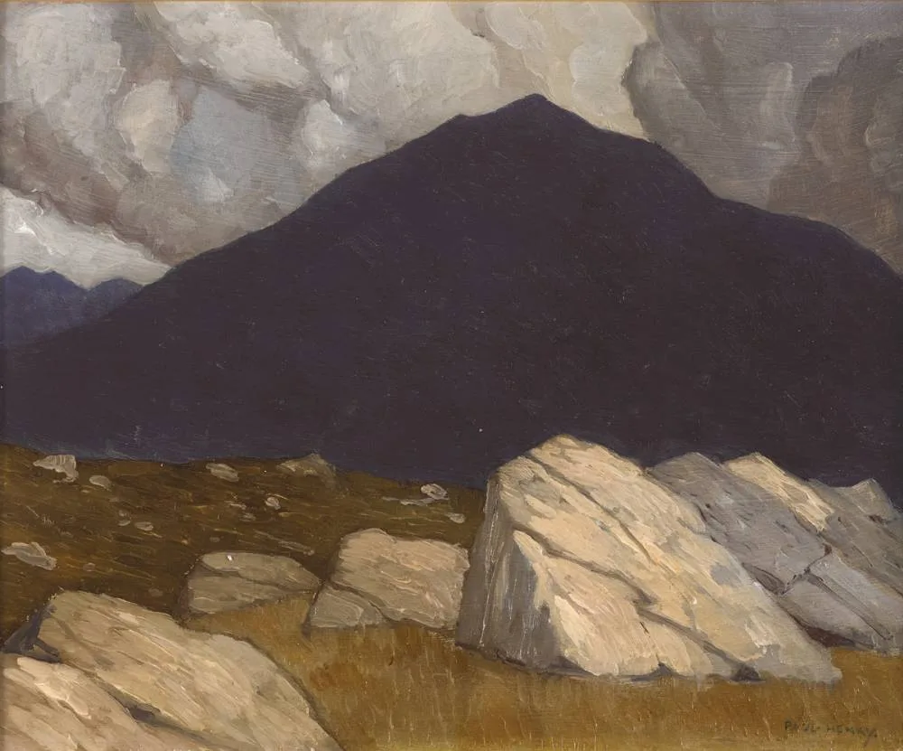 ACHILL by Paul Henry, oil on board, sold Oct 2018