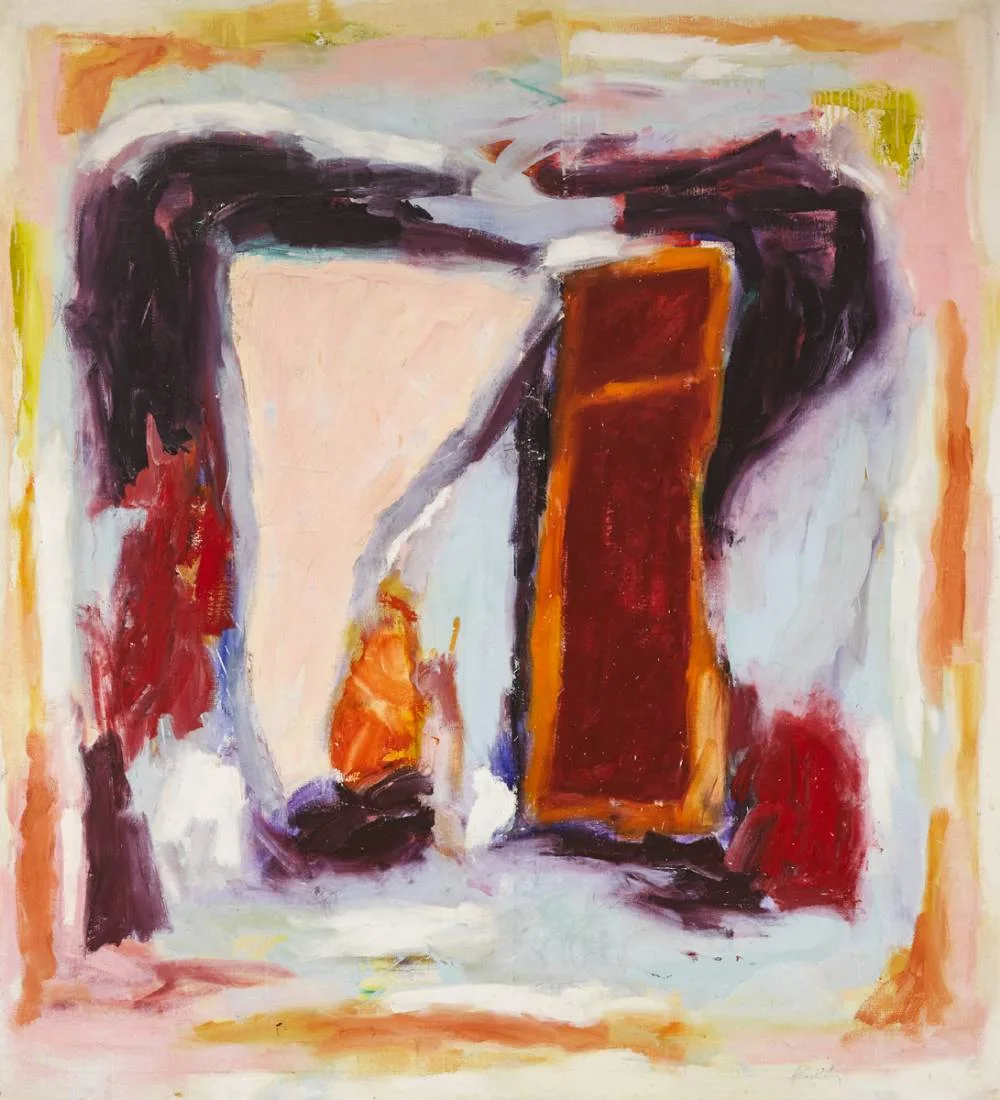 STANDING STONES I by John Noel Smith, oil on linen, sold Oct 2018