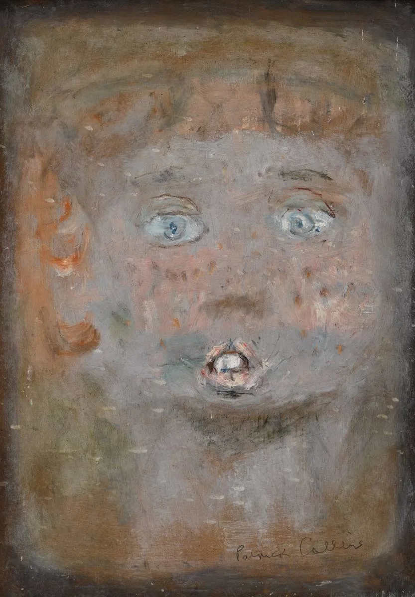 A KISS FROM JENNIFER by Patrick Collins, oil on board, offered Oct 2018