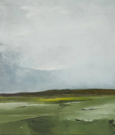 WINTER LIGHT by Charles Brady, 1963, oil on canvas, sold Oct 2018