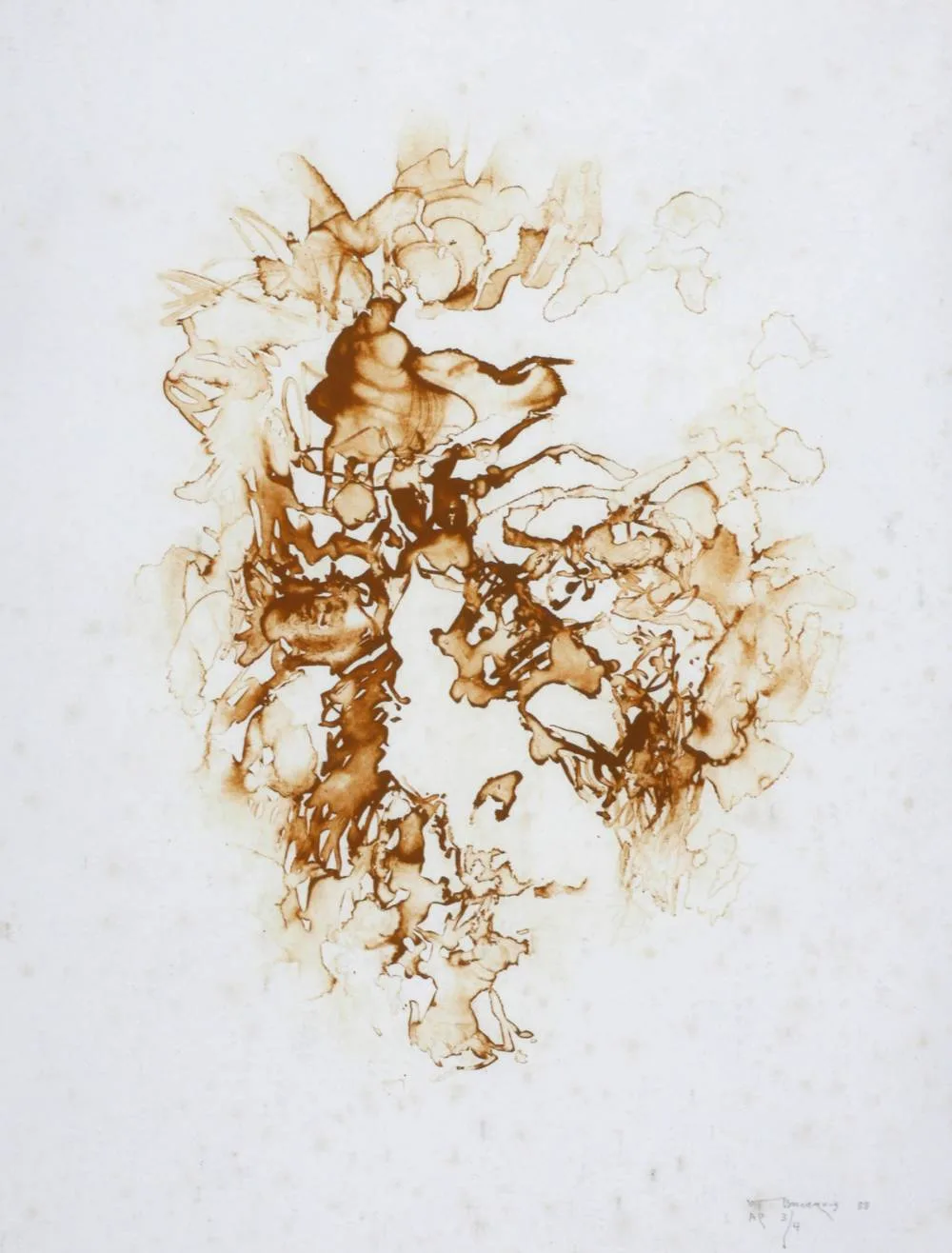 SAMUEL BECKETT by Louis le Brocquy, 1988, lithograph; (artist's proof); (no. 3 from an edition of 4), sold Jul 2018