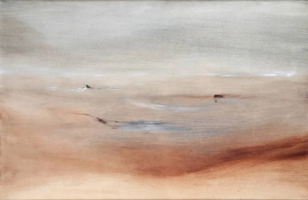 MORNING SEASCAPE by Gerald Davis, oil on canvas, sold Jul 2018