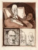 Brian Bourke, SELF AND DON QUIXOTE ON HIS DEATH-BED