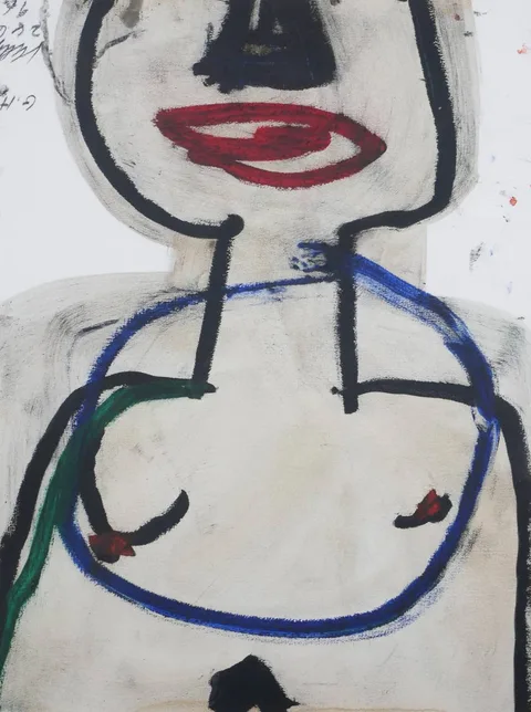Philip Kelly, FIGURE, 1996/9, oil on paper