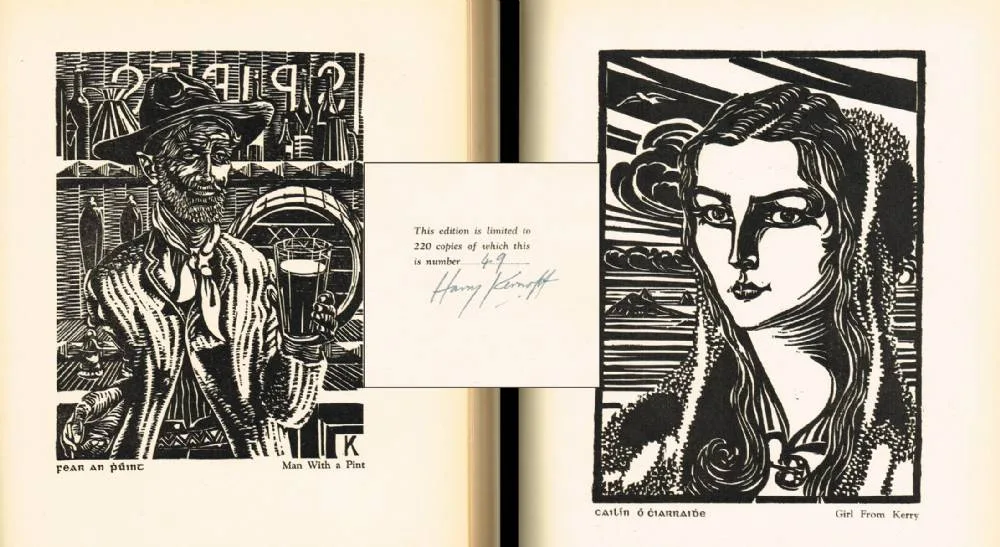 WOODCUTS by Harry Kernoff, 1942, limited edition book; (no. 49 from an edition of 220), sold Jul 2018