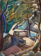 Olive Henry, VIEW OVER AN ENCLOSED YARD