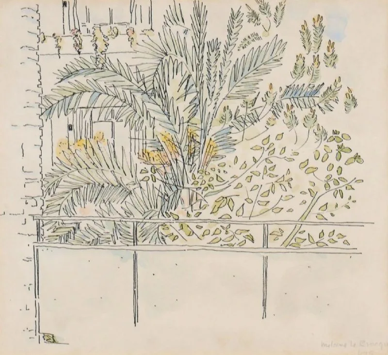 BOTANICAL SCENES (A PAIR) by Melanie Le Brocquy, lithographic print; (both nos. 1 from an edition of 25); (2), sold Jul 2018