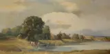 Arthur H. Twells, LANDSCAPE WITH CATTLE
