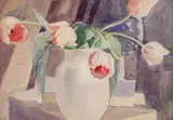 Moyra Barry, STILL LIFE WITH TULIPS