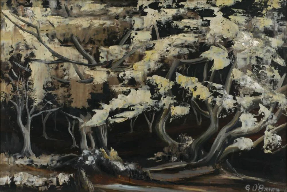 WOODLAND SCENE by Geraldine O'Brien, oil on board, offered Jul 2018