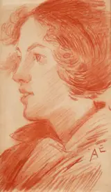 George Russell, PORTRAIT OF A GIRL