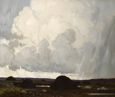 Paul Henry, WESTERN SKIES, c.1919, oil on canvas