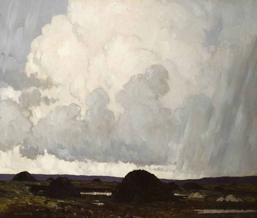 WESTERN SKIES by Paul Henry, c.1919, oil on canvas, sold May 2018