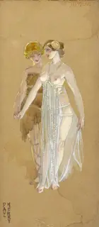 Paul Henry, APOLLO, CIGALE, FOL-BERG and LADY WITH FEATHERED HAT AND BOA
