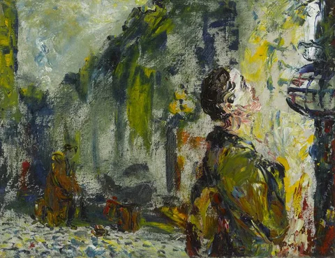 Jack Butler Yeats, MORNING GLORY, 1945, oil on canvas