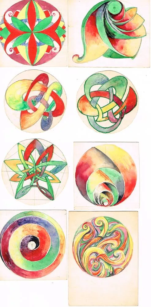 Harry Kernoff, ABSTRACT COLLECTION, watercolours; (26); photograph; (1); woodcut; (1); manifesto; (1)