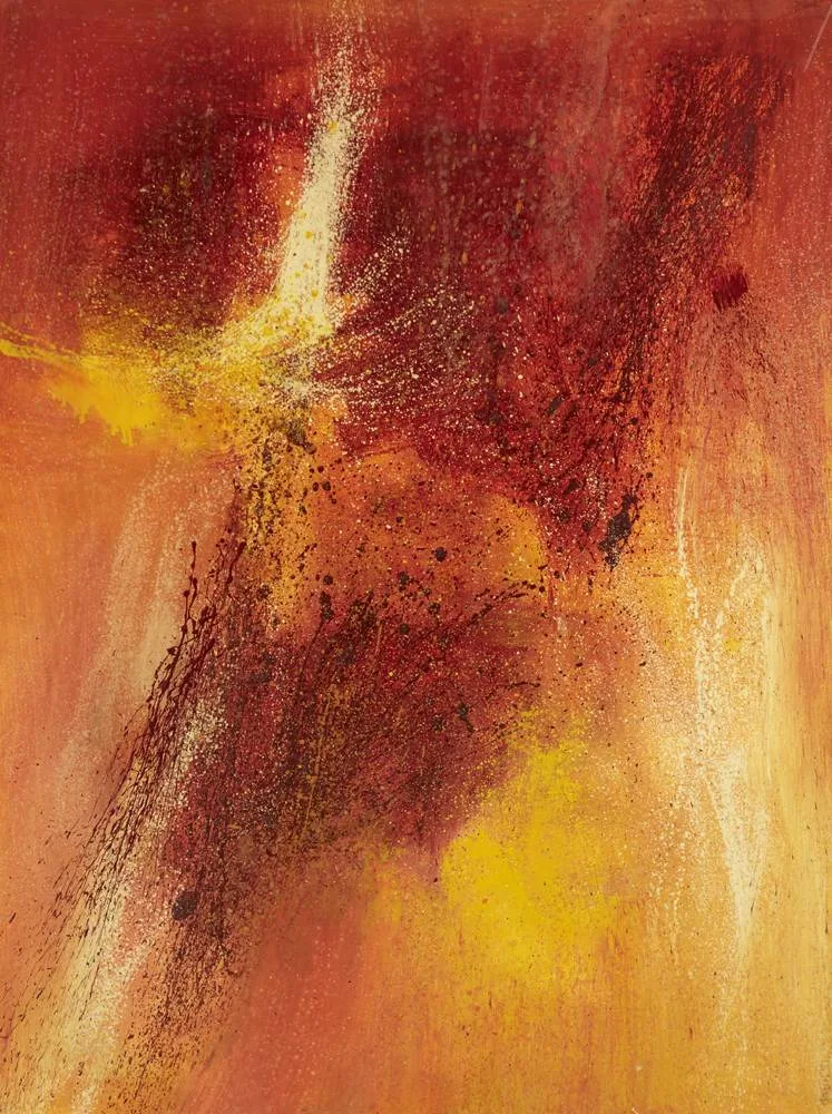 FULL CIRCLE by Gerald Davis, 1981, oil on canvas, sold May 2018