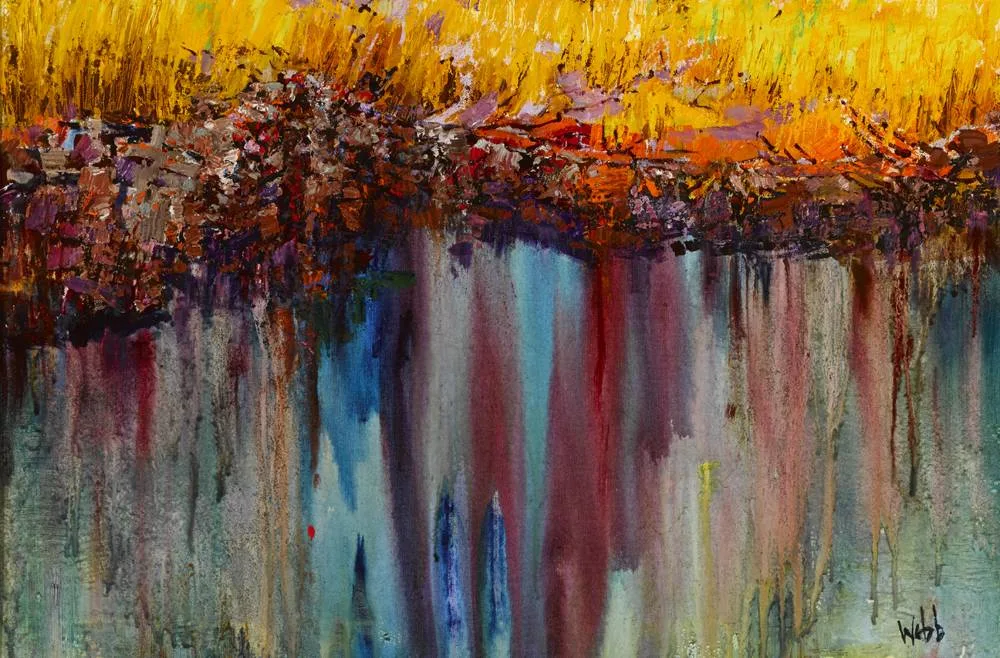 Kenneth Webb, REFLECTIONS, oil on canvas