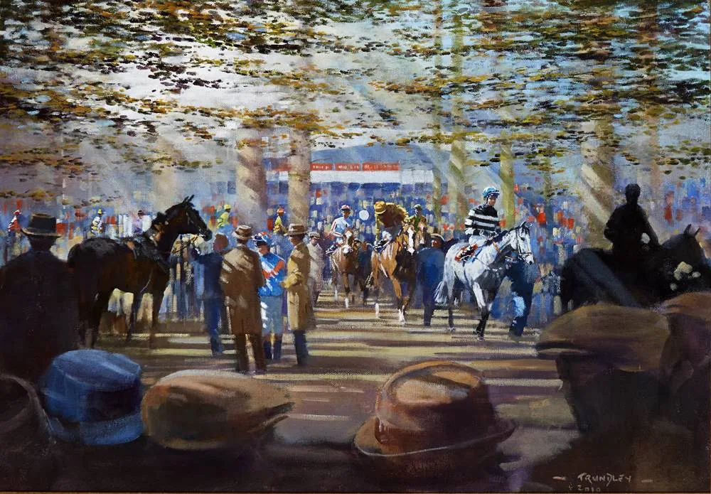 David Trundley, LONGCHAMPS, PARIS, 2010, oil on canvas