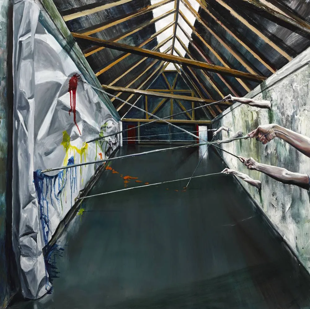David O'Kane, AUTOMATON, oil on canvas
