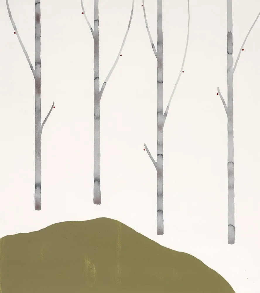 Eóin O'Connor, TREES, watercolour