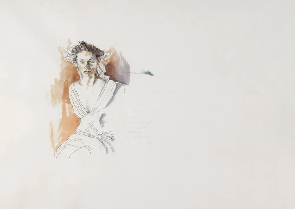 Caitriona Moore, UNTITLED, pencil and watercolour