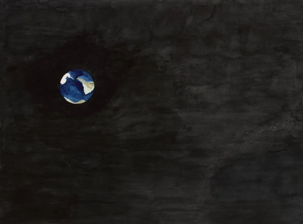 Clare Cashman, ANOTHER SIDE OF THE WORLD, watercolour