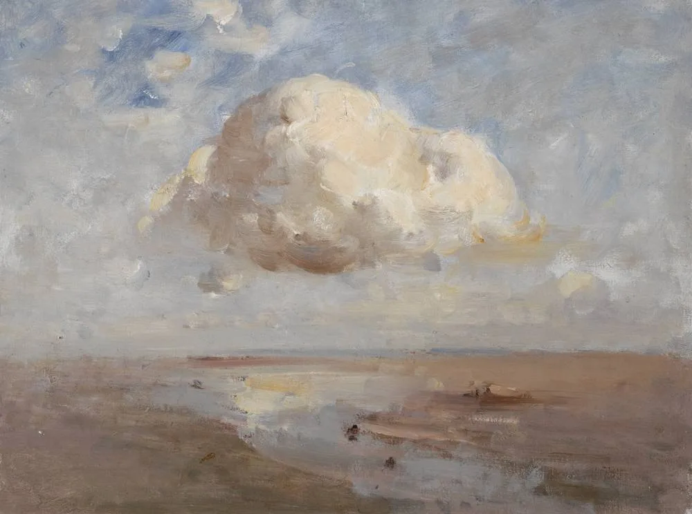 LANDSCAPE (NORTH COUNTY DUBLIN) by Nathaniel Hone, oil on canvas, sold Feb 2018