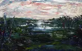 Jack Butler Yeats, WINTER IN GALWAY, FROM LADY GREGORY'S HOUSE, COOLE PARK