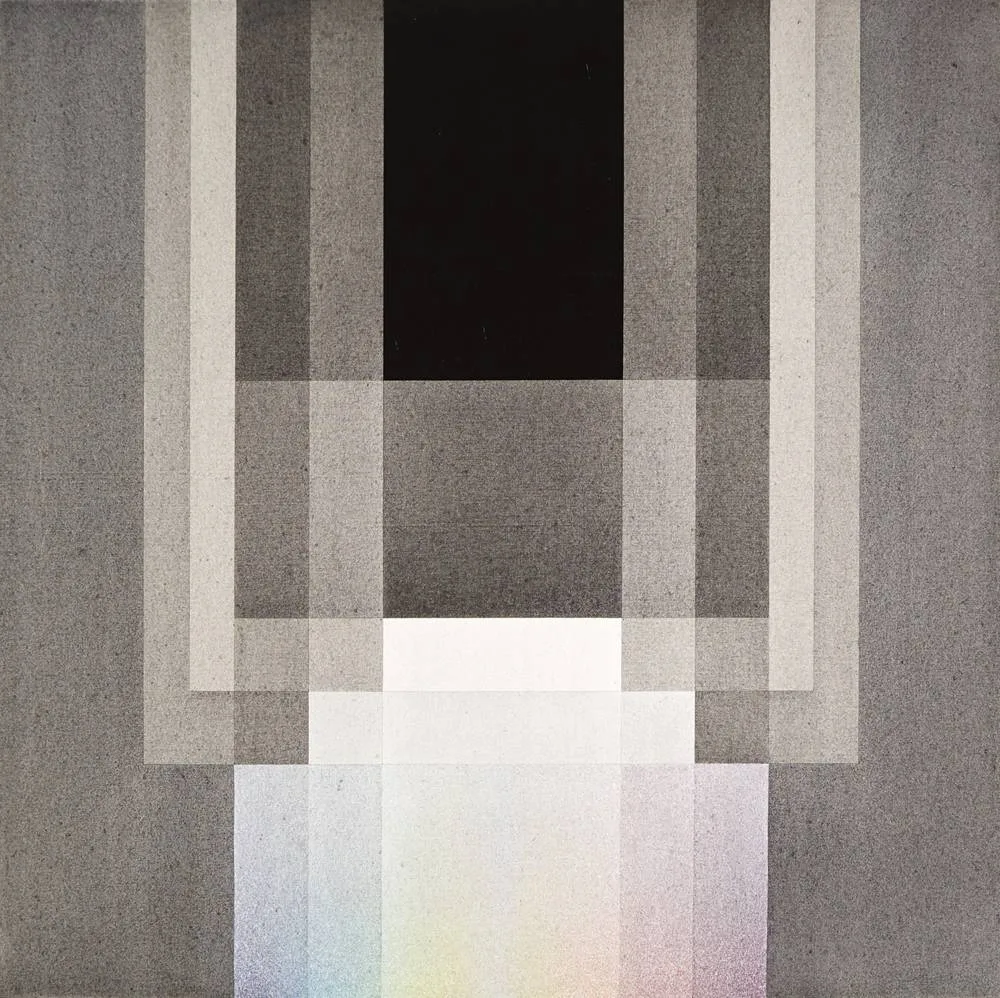 Theo McNab, ROOM 3/3 B, acrylic on canvas laid on board