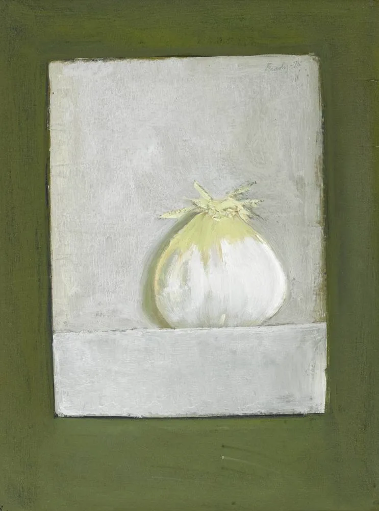 AN ONION I by Charles Brady, 1975, oil on paper, offered Feb 2018