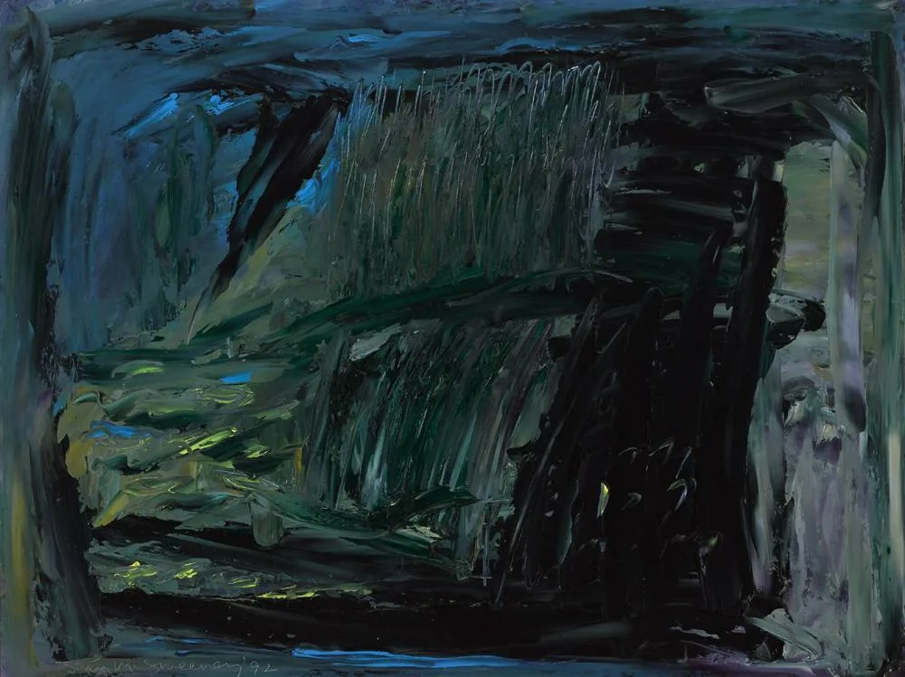 DARK POOL by Seán McSweeney, 1992, oil on board, offered Feb 2018