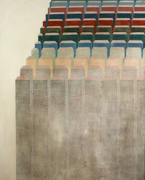 Gillian Lawler, CITY PLANNING, 2008, oil on canvas