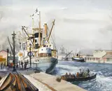 Muriel Brandt, ALONG THE QUAYS, DUBLIN