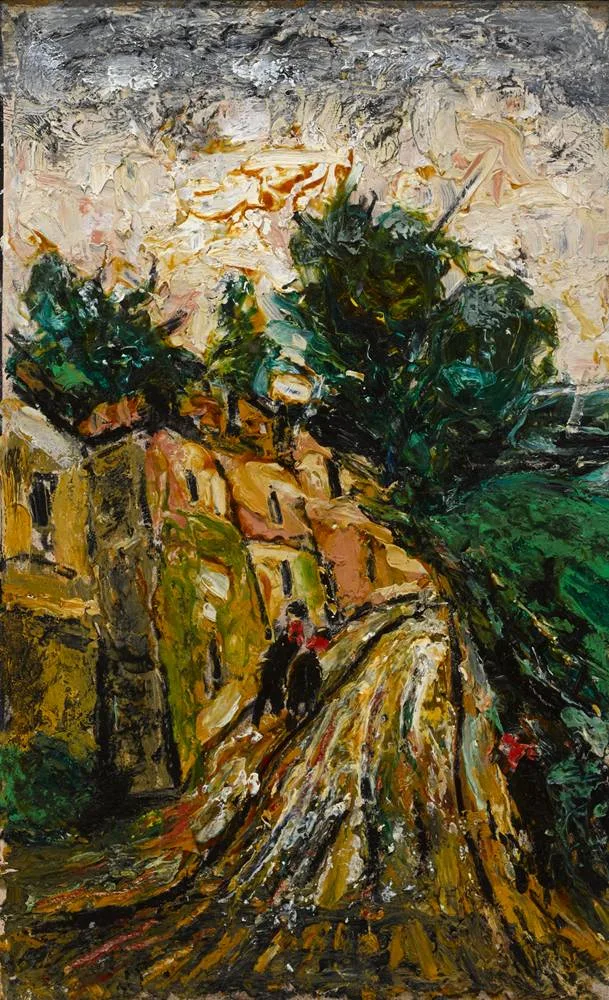 Barrington Tabb, GUINEA LANE, BRISLINGTON, oil on board