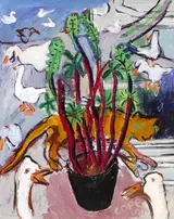 Elizabeth Cope, GEESE, CAT, PLANT