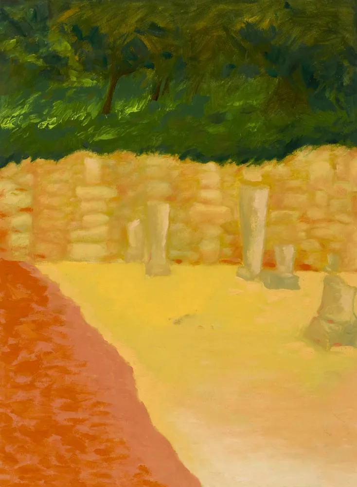 FROM THE ANTONINE BATHS #3 by John Philip Murray, 1998, oil on panel, offered Feb 2018