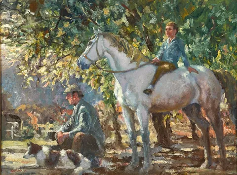THE MORNING LIGHT by Roy Lyndsay, 1991, oil on board, sold Feb 2018