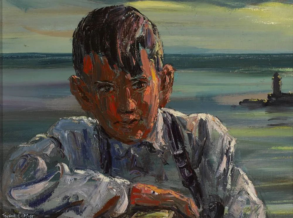 YOUNG SAILOR by Robert Taylor Carson, oil on canvas board, offered Dec 2017