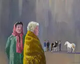 Robert Taylor Carson, CONNEMARA WOMAN ADMIRING THE PONIES