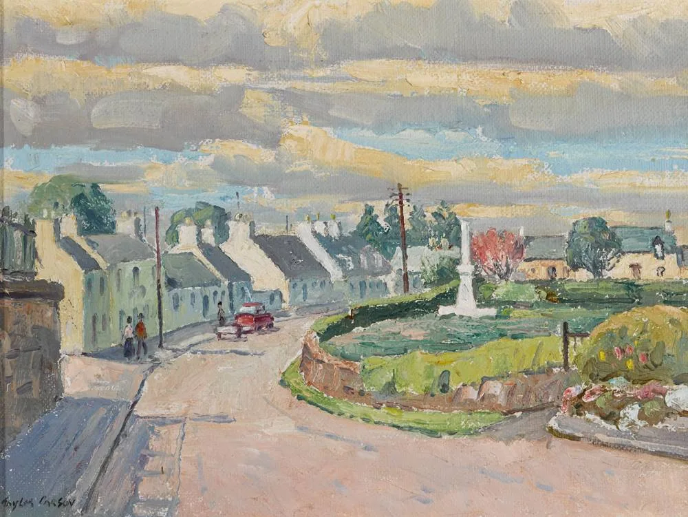 Robert Taylor Carson, KIRKPATRICK, DURHAM, 1987, oil on canvas