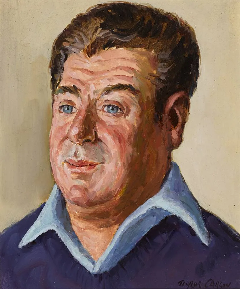 THE MAN FROM NEAR MULLINGAR by Robert Taylor Carson, oil on panel, offered Dec 2017