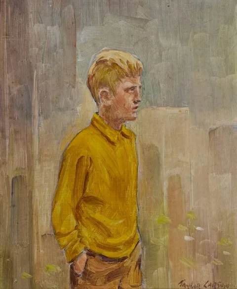 Robert Taylor Carson, IN CRATLAGH WOOD, COUNTY DONEGAL, oil on panel
