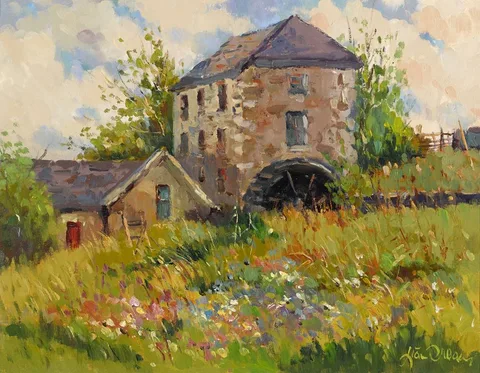Liam Treacy, GARRYLOUGH MILL, COUNTY WEXFORD, oil on canvas