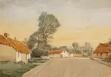 Theodore James Gracey, NEAR RUSH [VIEW OF ST MAUR'S CHURCH]